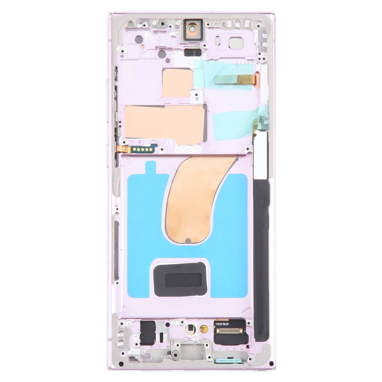 For Samsung Galaxy S23 Ultra 5G SM-S918U US Edition 6.78 inch OLED LCD Screen Digitizer Full Assembly with Frame (Purple) - free shipping - PMc TechLife - Order now!