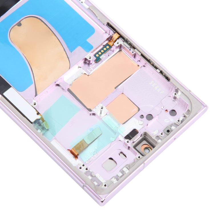 For Samsung Galaxy S23 Ultra 5G SM-S918U US Edition 6.78 inch OLED LCD Screen Digitizer Full Assembly with Frame (Purple) - free shipping - PMc TechLife - Order now!