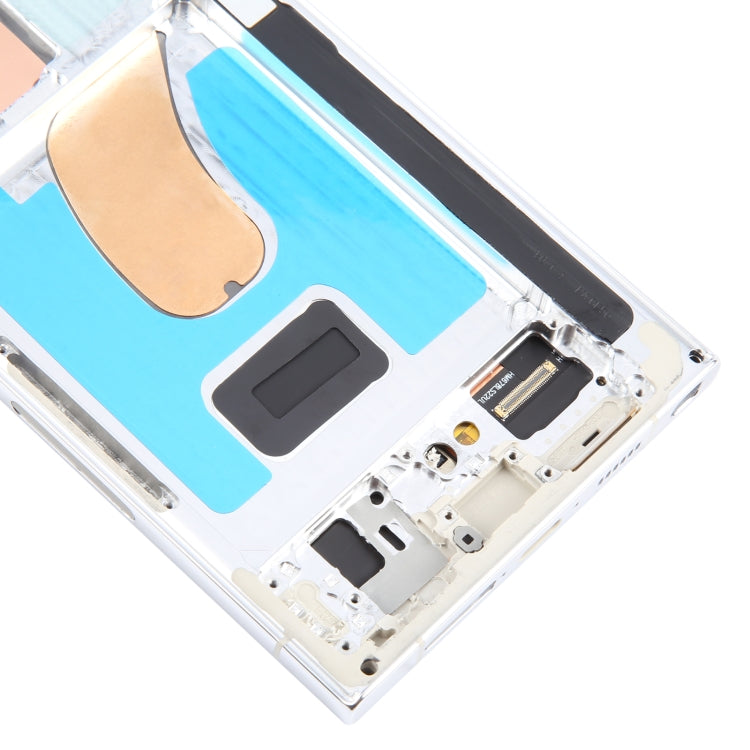 For Samsung Galaxy S23 Ultra 5G SM-S918U US Edition 6.78 inch OLED LCD Screen Digitizer Full Assembly with Frame (Silver) - free shipping - PMc TechLife - Order now!