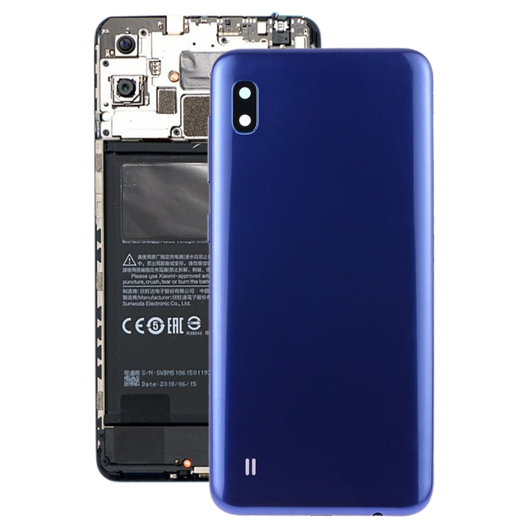 For Galaxy A10 SM-A105F/DS, SM-A105G/DS Battery Back Cover with Camera Lens & Side Keys (Blue) - Back Cover by PMC Jewellery | Online Shopping South Africa | PMC Jewellery | Buy Now Pay Later Mobicred