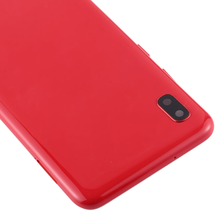 For Galaxy A10 SM-A105F/DS, SM-A105G/DS Battery Back Cover with Camera Lens & Side Keys (Red) - Back Cover by PMC Jewellery | Online Shopping South Africa | PMC Jewellery | Buy Now Pay Later Mobicred