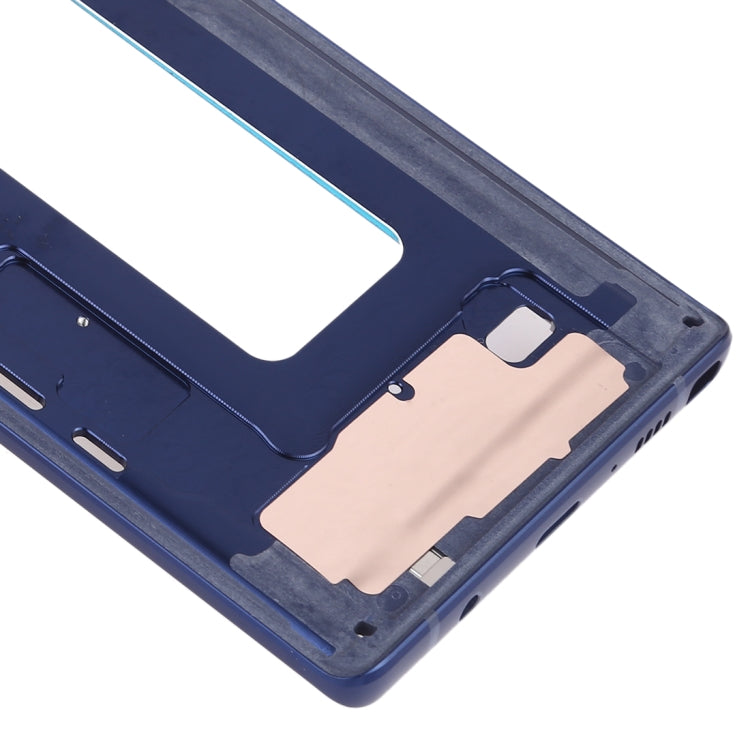 For Samsung Galaxy Note9 SM-N960F/DS, SM-N960U, SM-N9600/DS  Middle Frame Bezel Plate with Side Keys (Blue) - free shipping - PMc TechLife - Order now!