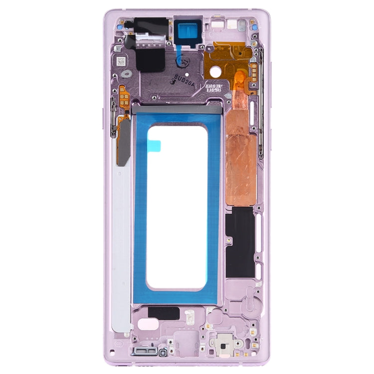 For Samsung Galaxy Note9 SM-N960F/DS, SM-N960U, SM-N9600/DS  Middle Frame Bezel Plate with Side Keys (Purple) - free shipping - PMc TechLife - Order now!