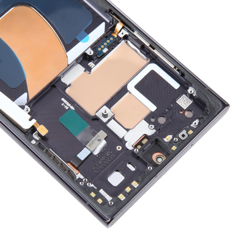 For Samsung Galaxy S23 Ultra 5G SM-S918B EU Edition 6.78 inch OLED LCD Screen Digitizer Full Assembly with Frame(Black) - free shipping - PMc TechLife - Order now!