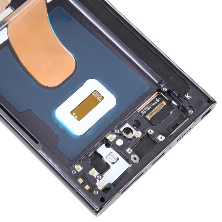 For Samsung Galaxy S23 Ultra 5G SM-S918B EU Edition 6.78 inch OLED LCD Screen Digitizer Full Assembly with Frame(Black) - free shipping - PMc TechLife - Order now!