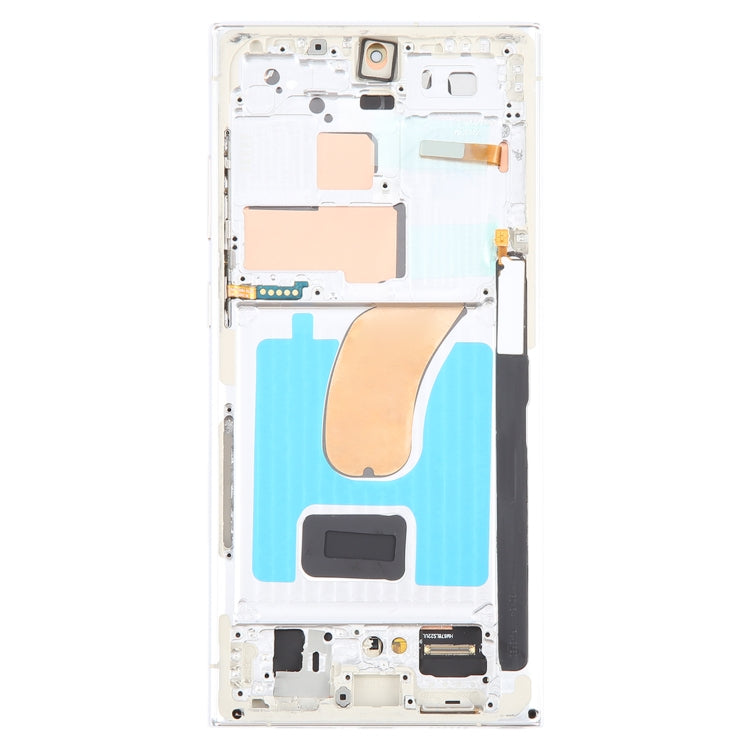 For Samsung Galaxy S23 Ultra 5G SM-S918B EU Edition 6.78 inch OLED LCD Screen Digitizer Full Assembly with Frame (Silver) - free shipping - PMc TechLife - Order now!