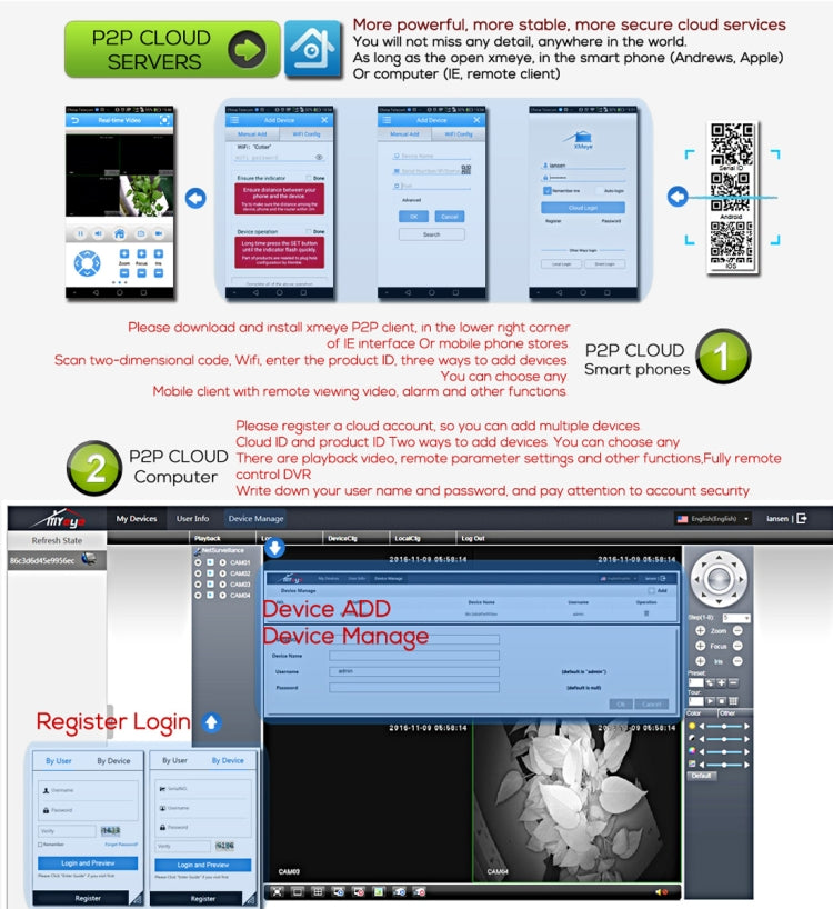 A4B5-Mini 4 Channel 720P 1.0 Mega Pixel 4 x Bullet AHD Cameras AHD DVR Kit, Support Night Vision / Motion Detection, IR Distance: 20m - Video Recorder Kit by PMc TechLife | Online Shopping South Africa | PMc TechLife | Buy Now Pay Later Mobicred