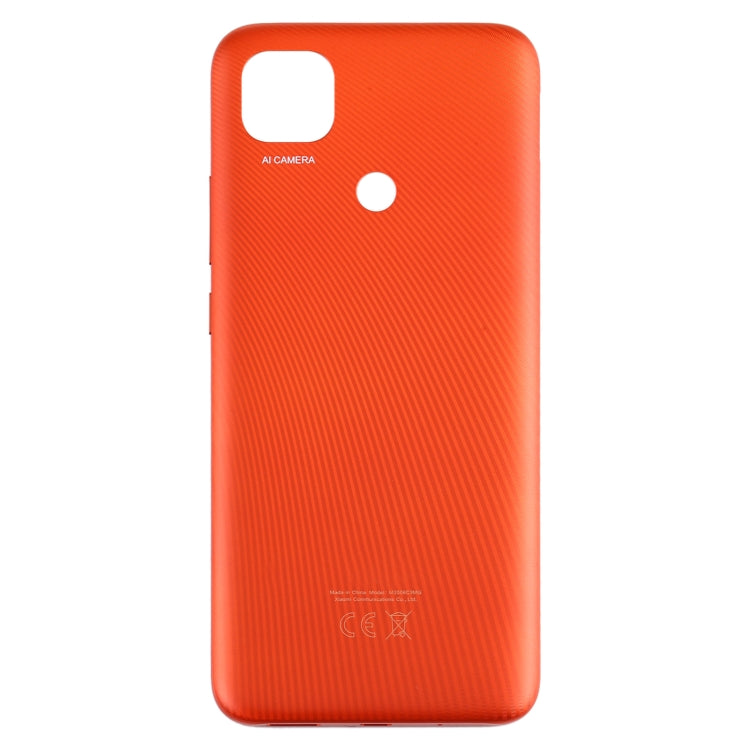 Original Battery Back Cover for Xiaomi Redmi 9C/Redmi 9C NFC/Redmi 9 (India)/M2006C3MG,M2006C3MNG,M2006C3MII,M2004C3MI(Orange) - Back Cover by PMC Jewellery | Online Shopping South Africa | PMC Jewellery | Buy Now Pay Later Mobicred