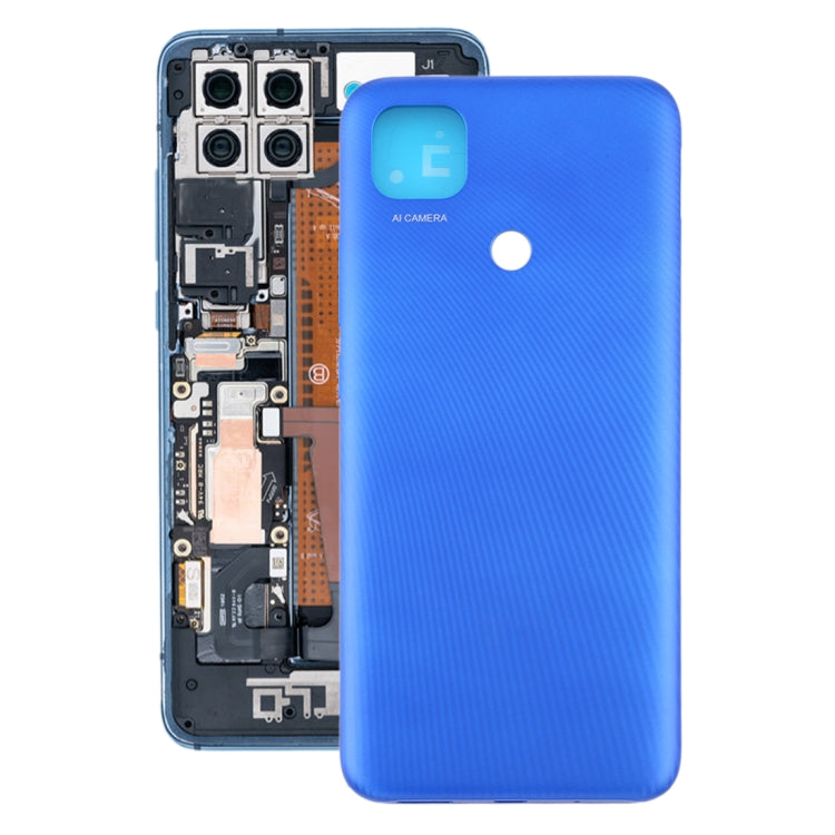 Original Battery Back Cover for Xiaomi Redmi 9C/Redmi 9C NFC/Redmi 9 (India)/M2006C3MG,M2006C3MNG,M2006C3MII,M2004C3MI(Blue) - Back Cover by PMC Jewellery | Online Shopping South Africa | PMC Jewellery | Buy Now Pay Later Mobicred