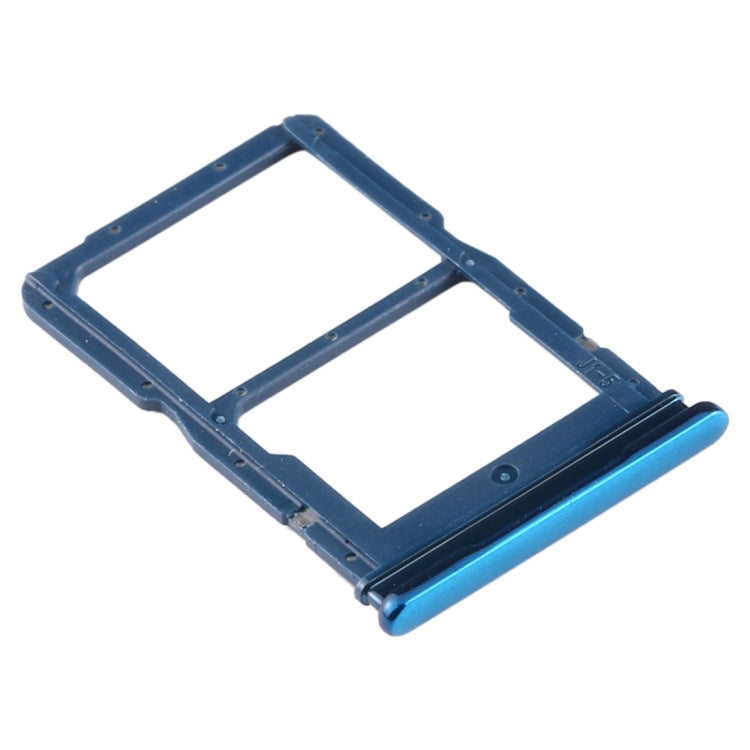 SIM Card Tray + NM Card Tray for Huawei Y8p (Blue) - Card Socket by PMC Jewellery | Online Shopping South Africa | PMC Jewellery