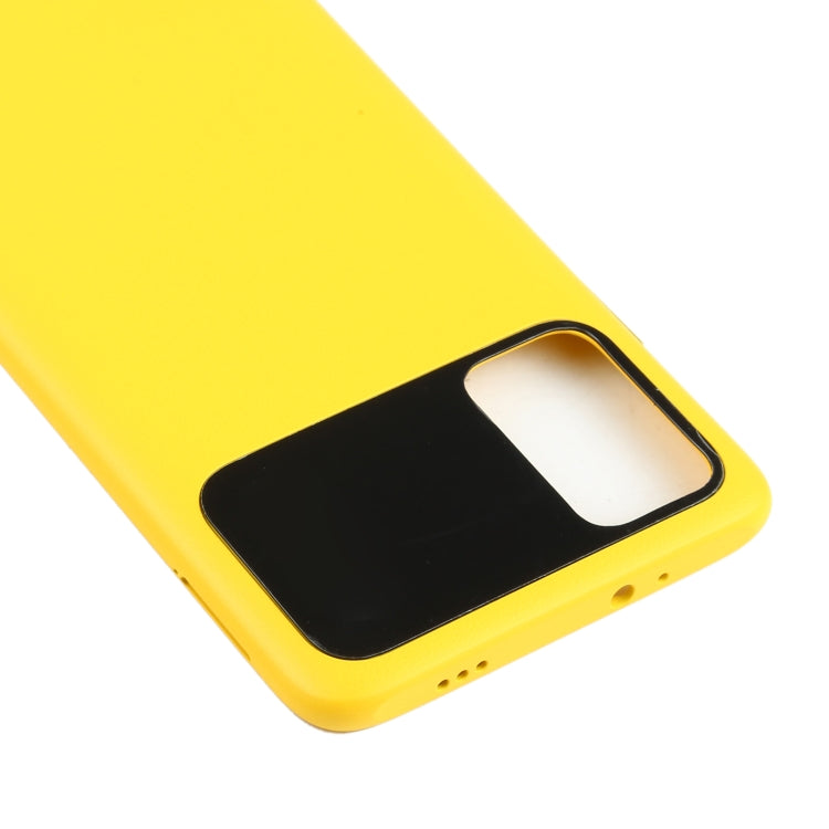 Original Battery Back Cover for Xiaomi Poco M3 M2010J19CG(Yellow) - Back Cover by PMC Jewellery | Online Shopping South Africa | PMC Jewellery | Buy Now Pay Later Mobicred