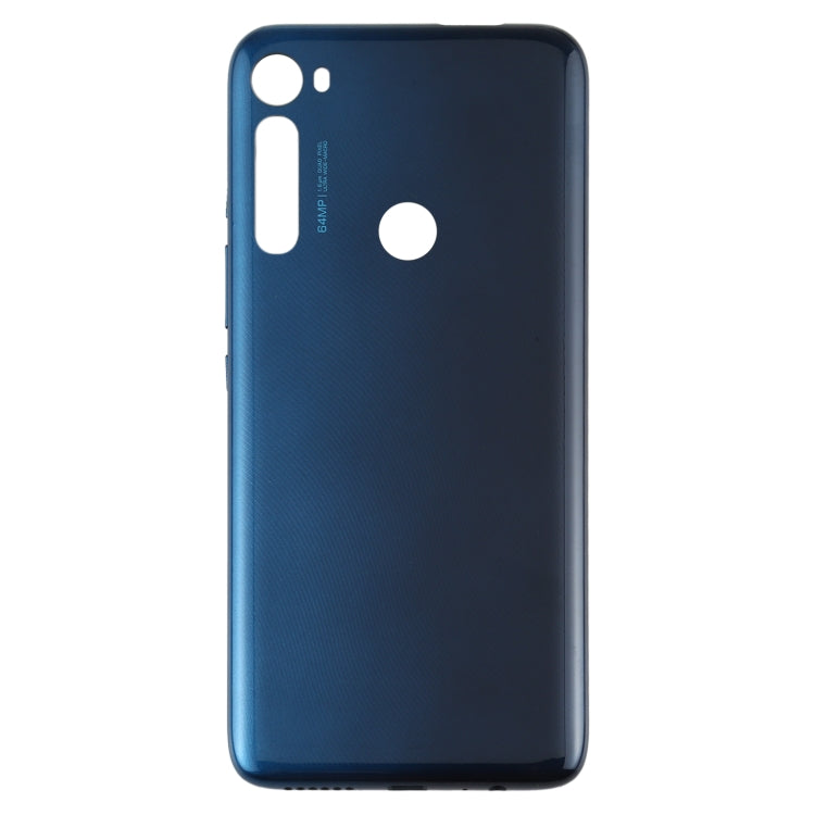 Original Battery Back Cover for Motorola Moto One Fusion Plus PAKF0002IN (Blue) - Back Cover by PMC Jewellery | Online Shopping South Africa | PMC Jewellery | Buy Now Pay Later Mobicred