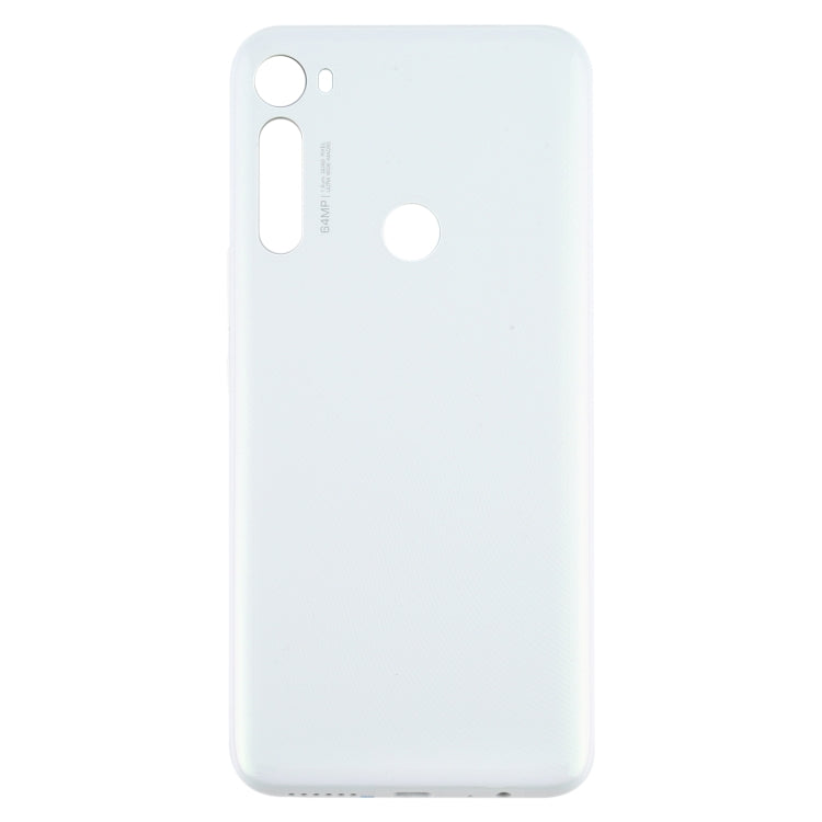 Original Battery Back Cover for Motorola Moto One Fusion Plus PAKF0002IN (White) - Back Cover by PMC Jewellery | Online Shopping South Africa | PMC Jewellery | Buy Now Pay Later Mobicred