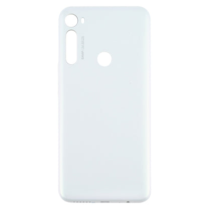 Original Battery Back Cover for Motorola Moto One Fusion Plus PAKF0002IN (White) - Back Cover by PMC Jewellery | Online Shopping South Africa | PMC Jewellery | Buy Now Pay Later Mobicred