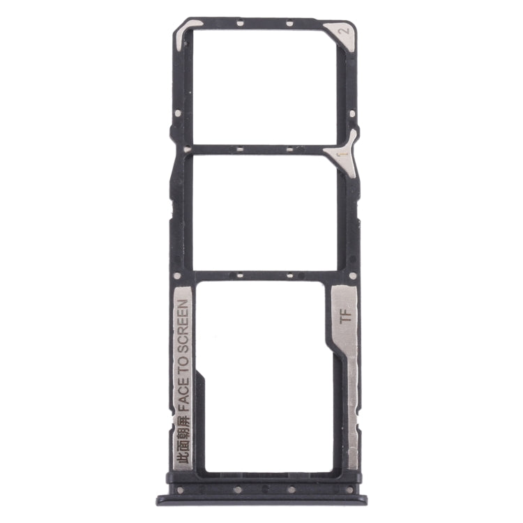 SIM Card Tray + SIM Card Tray + Micro SD Card Tray for Xiaomi Poco M3 M2010J19CG M2010J19CI (Black) - free shipping - PMC TechLife - Order now!