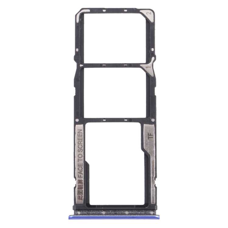 SIM Card Tray + SIM Card Tray + Micro SD Card Tray for Xiaomi Poco M3 M2010J19CG M2010J19CI (Blue) - free shipping - PMC TechLife - Order now!