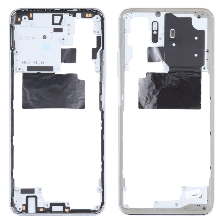 Middle Frame Bezel Plate for Xiaomi Redmi Note 10 M2101K7AI M2101K7AG(White) - free shipping - PMC TechLife - Order now!