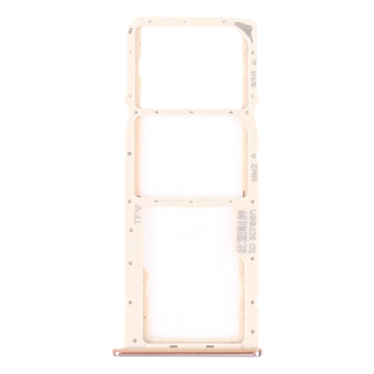 SIM Card Tray + SIM Card Tray + Micro SD Card Tray for Huawei Y5p (Gold) - Card Socket by PMC Jewellery | Online Shopping South Africa | PMC Jewellery