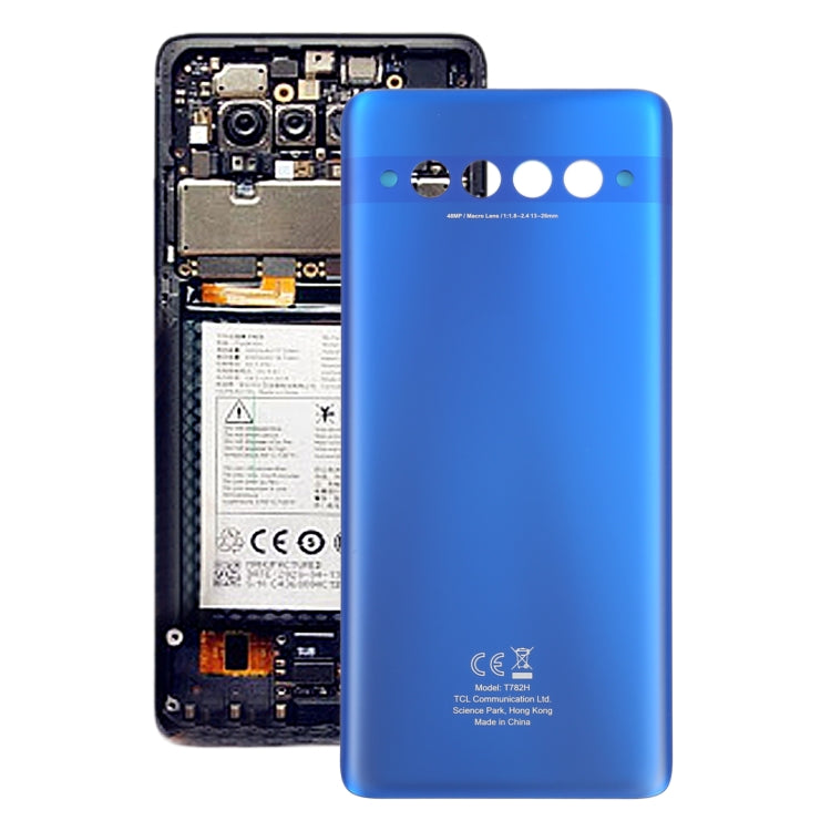 Original Battery Back Cover for TCL 10 Plus T782H(Blue) - For TCL by PMC Jewellery | Online Shopping South Africa | PMC Jewellery | Buy Now Pay Later Mobicred