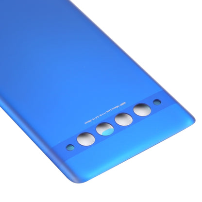 Original Battery Back Cover for TCL 10 Plus T782H(Blue) - For TCL by PMC Jewellery | Online Shopping South Africa | PMC Jewellery | Buy Now Pay Later Mobicred