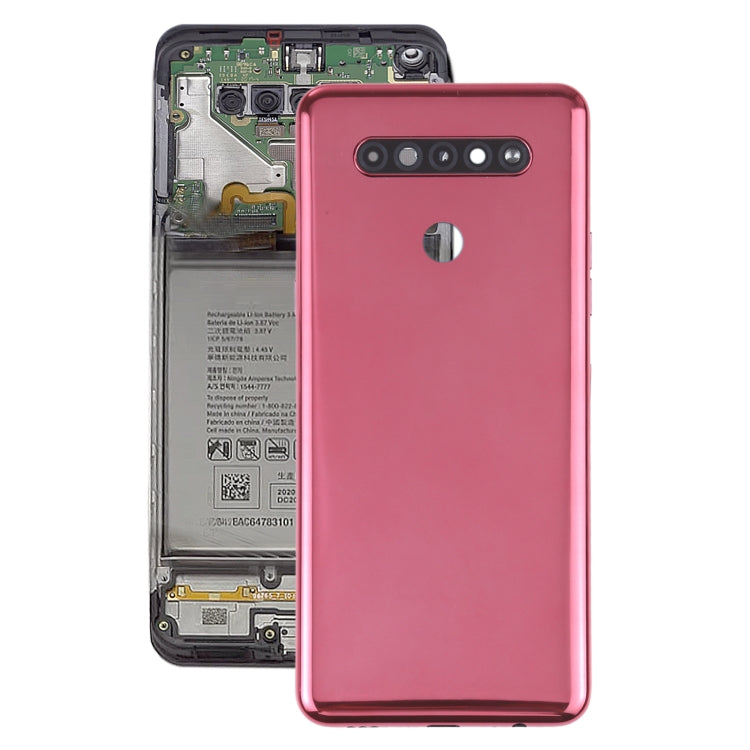Back Battery Cover for LG K51s LMK510EMW LM-K510 LM-K510EMW(Red) - For LG by PMC TechLife | Online Shopping South Africa | PMC TechLife | Buy Now Pay Later Mobicred