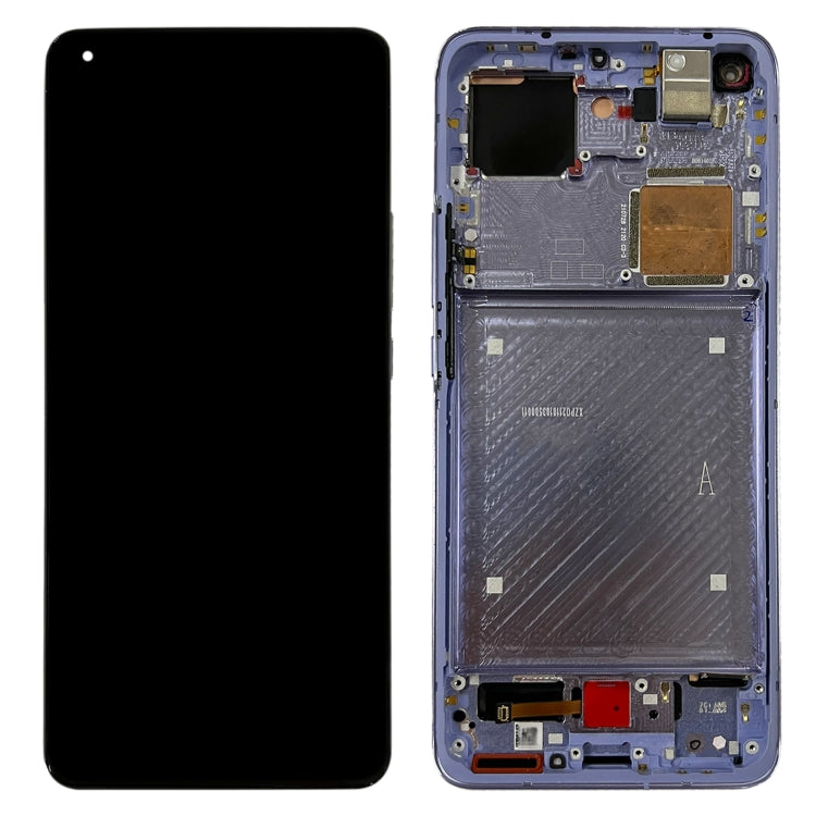 Original AMOLED Material LCD Screen and Digitizer Full Assembly With Frame for Xiaomi Mi 11 Ultra / Mi 11 Pro M2102K1G M2102K1C M2102K1AC (Purple) - LCD Screen by PMC Jewellery | Online Shopping South Africa | PMC Jewellery