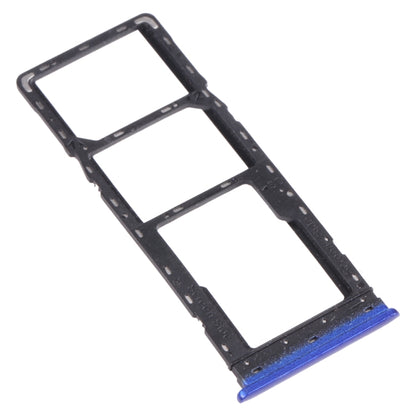 For Tecno Spark 5 Air KD6a SIM Card Tray + SIM Card Tray + Micro SD Card Tray (Blue) - Card Tray by PMC Jewellery | Online Shopping South Africa | PMC Jewellery