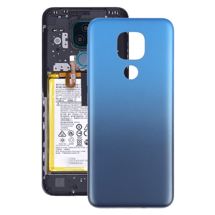 Battery Back Cover for Motorola Moto E7 Plus XT2081-1 (Blue) - Back Cover by PMC Jewellery | Online Shopping South Africa | PMC Jewellery | Buy Now Pay Later Mobicred