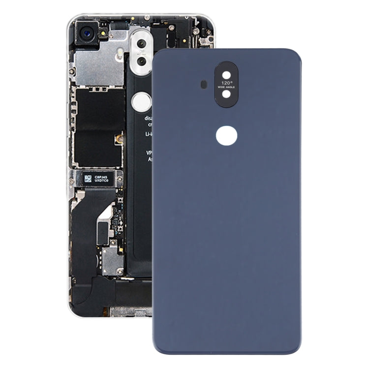 Grass Material Battery Back Cover With Camera Lens for Asus Zenfone 5 Lite ZC600KL(Blue) - Back Cover by PMC Jewellery | Online Shopping South Africa | PMC Jewellery | Buy Now Pay Later Mobicred