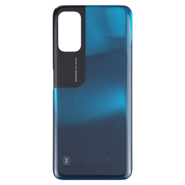 Original Battery Back Cover for Xiaomi Poco M3 Pro 5G M2103K19PG, M2103K19PI(Blue) - Back Cover by PMC Jewellery | Online Shopping South Africa | PMC Jewellery | Buy Now Pay Later Mobicred