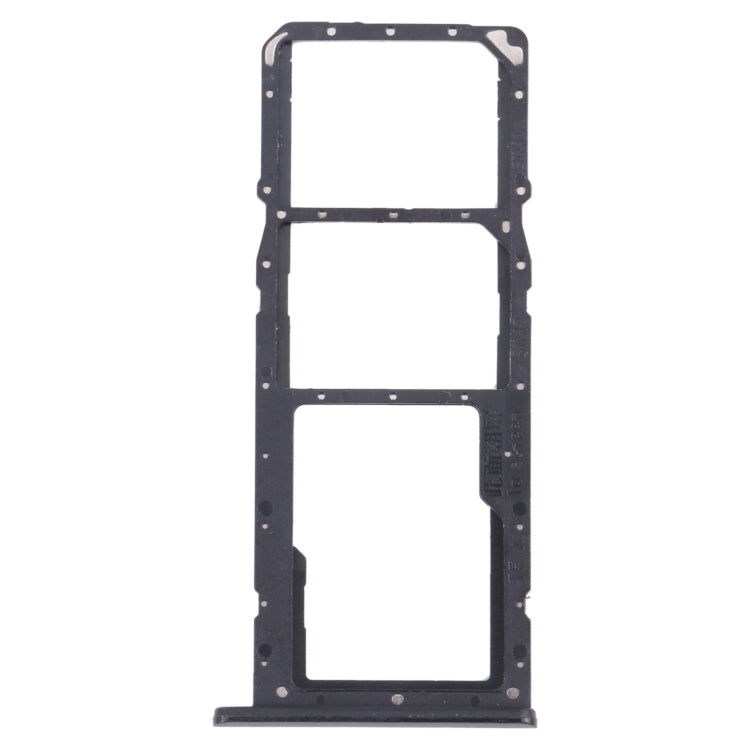 For OPPO Realme C21 / Realme C21Y RMX3201,RMX3261  SIM Card Tray + SIM Card Tray + Micro SD Card Tray (Black) - Card Tray by PMc TechLife | Online Shopping South Africa | PMc TechLife | Buy Now Pay Later Mobicred