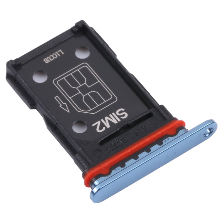 For OPPO Find X3 PEDM00 / Find X3 Pro SIM Card Tray + SIM Card Tray(Blue) - Card Socket by PMc TechLife | Online Shopping South Africa | PMc TechLife | Buy Now Pay Later Mobicred