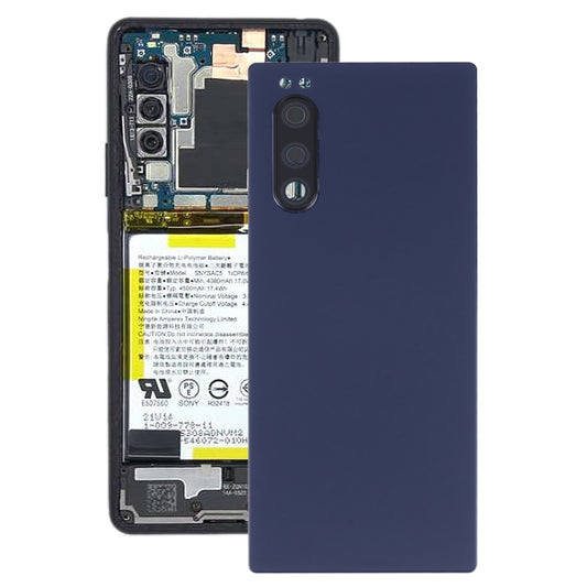 Battery Back Cover for Sony Xperia 5(Blue) - Back Cover by PMC Jewellery | Online Shopping South Africa | PMC Jewellery