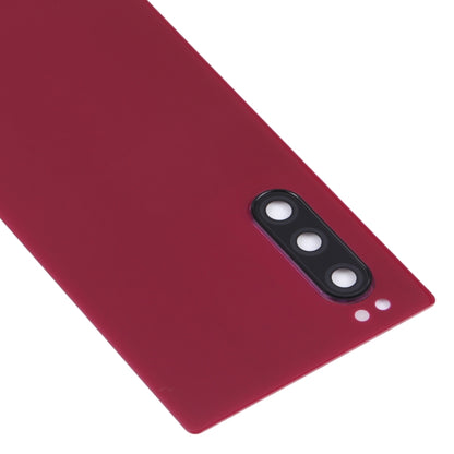 Battery Back Cover for Sony Xperia 5(Red) - Back Cover by PMC Jewellery | Online Shopping South Africa | PMC Jewellery | Buy Now Pay Later Mobicred