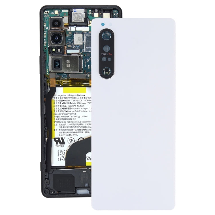 Battery Back Cover for Sony Xperia 1 II(White) - Back Cover by PMC Jewellery | Online Shopping South Africa | PMC Jewellery | Buy Now Pay Later Mobicred