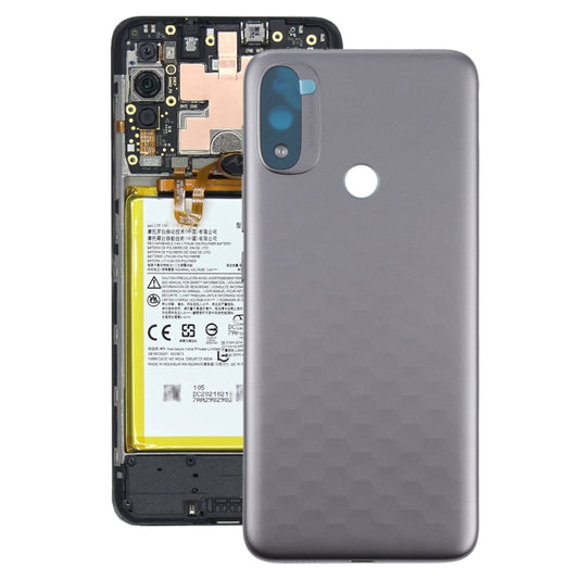 Original Battery Back Cover for Motorola Moto E20 XT2155 XT2155-1(Grey) - Back Cover by PMC Jewellery | Online Shopping South Africa | PMC Jewellery | Buy Now Pay Later Mobicred