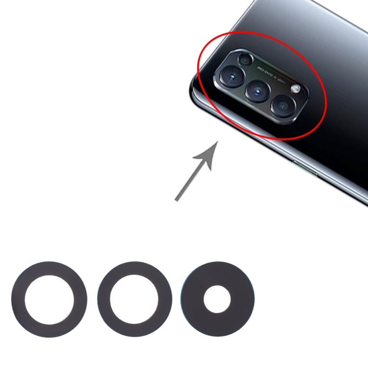 For OPPO Reno5 4G / Reno5 5G / Reno5 5K 10pcs Back Camera Lens - Camera Series by PMC TechLife | Online Shopping South Africa | PMC TechLife