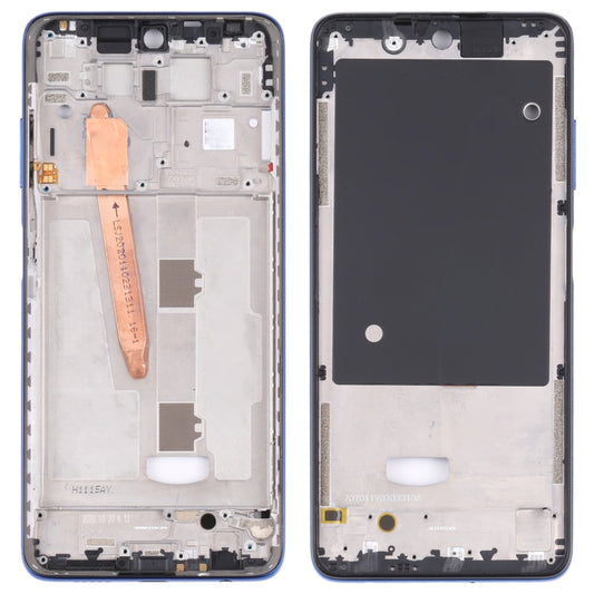 Original Middle Frame Bezel Plate for Xiaomi Poco X3 (Blue) - Frame Bezel Plate by PMC Jewellery | Online Shopping South Africa | PMC Jewellery | Buy Now Pay Later Mobicred