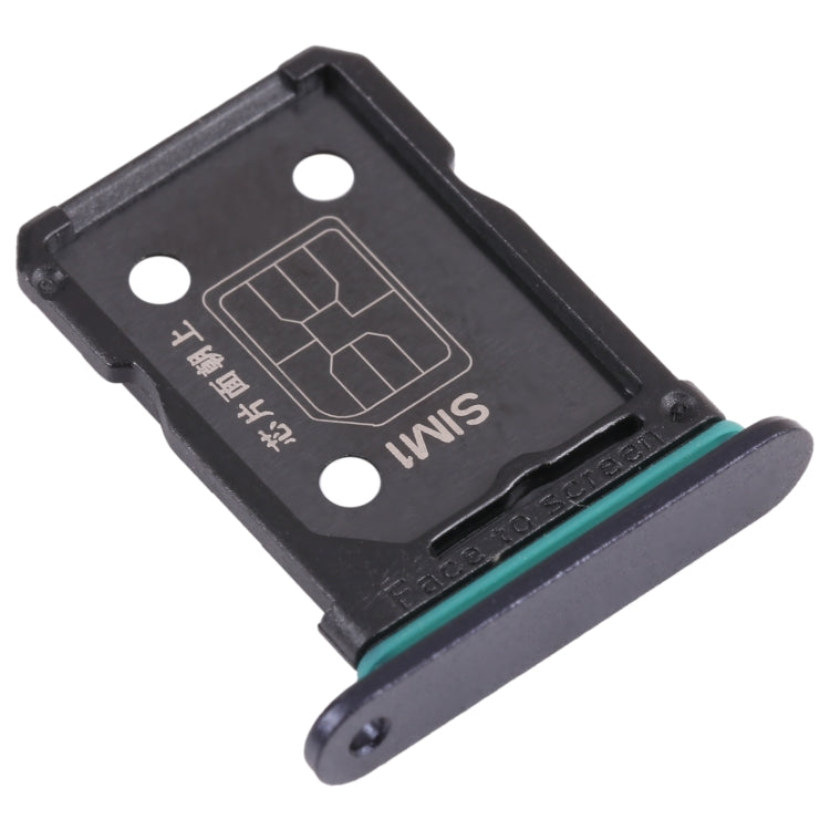 For OPPO Reno6 4G CPH2235 / Reno6 Z SIM Card Tray + SIM Card Tray(Black) - Card Socket by PMc TechLife | Online Shopping South Africa | PMc TechLife | Buy Now Pay Later Mobicred