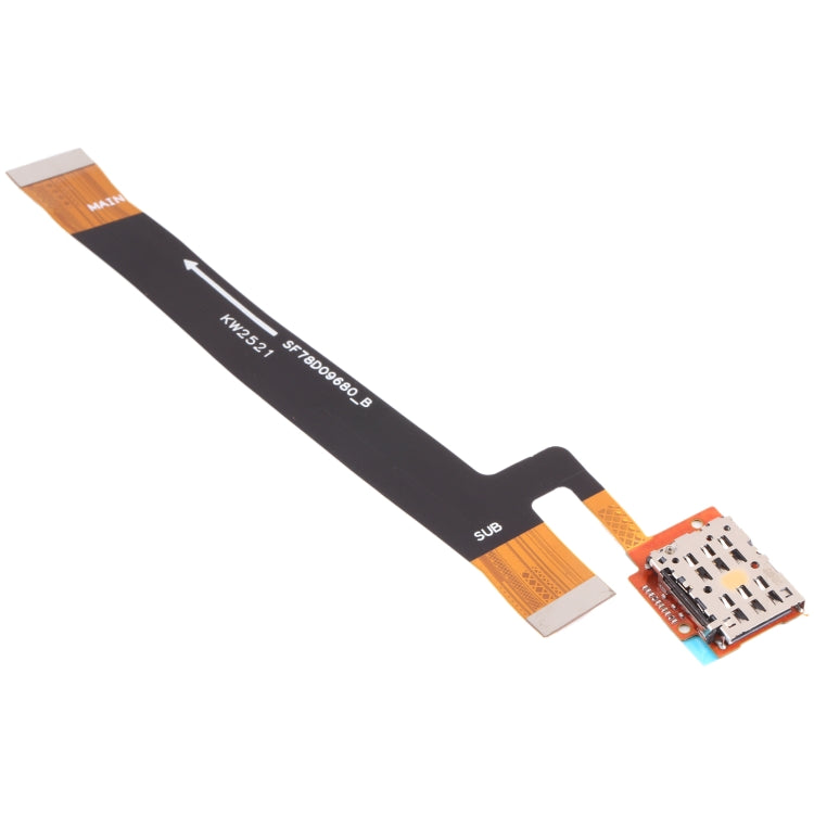 SIM Card Holder Socket with Flex Cable for Motorola Edge - Flex Cable by PMC Jewellery | Online Shopping South Africa | PMC Jewellery | Buy Now Pay Later Mobicred