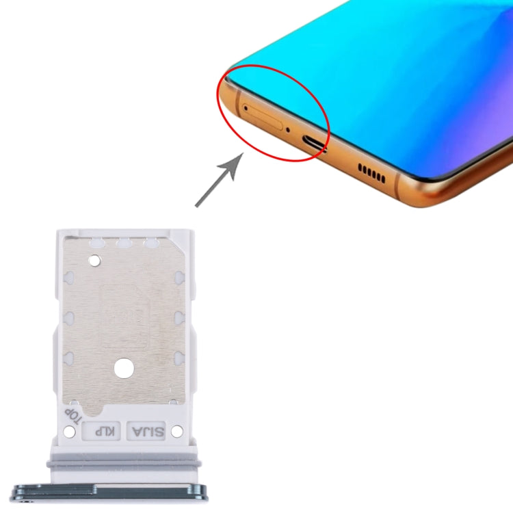 For Samsung Galaxy S22+ 5G / S22 5G / SM-S906B SM-S901B Original SIM Card Tray + SIM Card Tray (Green) - free shipping - PMc TechLife - Order now!