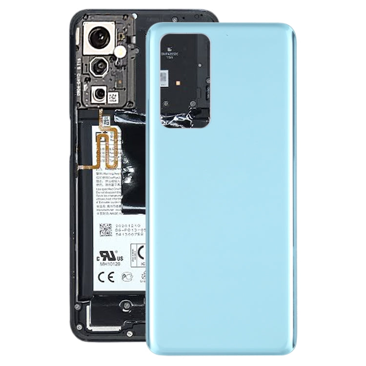 For OnePlus 9RT 5G MT2110 MT2111 Original Glass Battery Back Cover (Blue) - Back Cover by PMC Jewellery | Online Shopping South Africa | PMC Jewellery | Buy Now Pay Later Mobicred