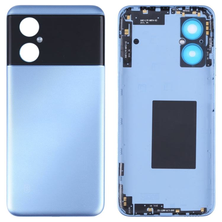 Original Battery Back Cover for Xiaomi Poco M4 5G / Poco M4 5G (India) / Redmi Note 11R(Blue) - Back Cover by PMC Jewellery | Online Shopping South Africa | PMC Jewellery | Buy Now Pay Later Mobicred