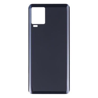 For vivo iQOO 7 V2049A I2009 Glass Battery Back Cover (Black) - Back Cover by PMC Jewellery | Online Shopping South Africa | PMC Jewellery | Buy Now Pay Later Mobicred