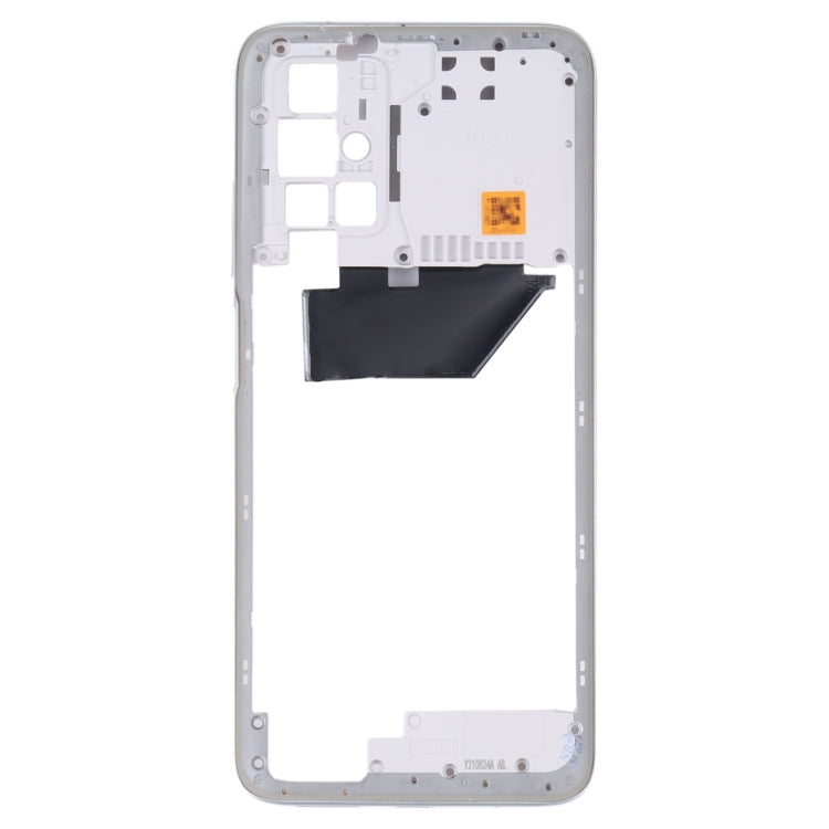 Middle Frame Bezel Plate for Xiaomi Redmi 10/Redmi 10 Prime/Redmi Note 11 4G/Redmi 10 2022(White) - Frame Bezel Plate by PMC Jewellery | Online Shopping South Africa | PMC Jewellery | Buy Now Pay Later Mobicred