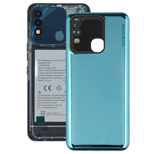 For Tenco Spark 8T KG6p Original Battery Back Cover (Green) - Back Cover by PMC Jewellery | Online Shopping South Africa | PMC Jewellery | Buy Now Pay Later Mobicred