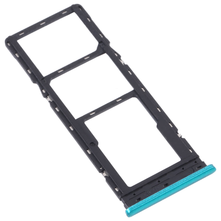 For Infinix Hot 10 X682B X682C SIM Card Tray + SIM Card Tray + Micro SD Card Tray (Green) - Card Tray by PMc TechLife | Online Shopping South Africa | PMc TechLife | Buy Now Pay Later Mobicred