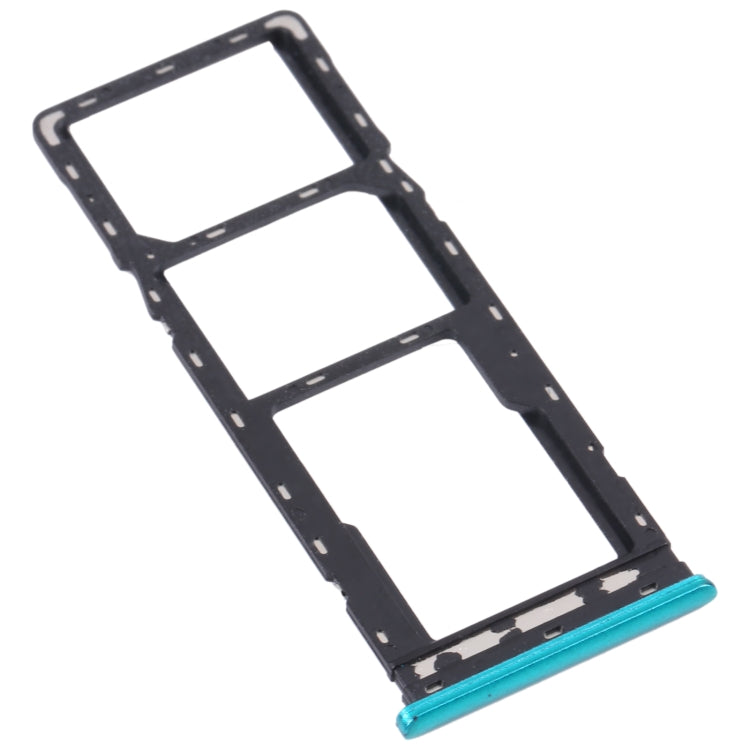 For Infinix Hot 10s NFC/Hot 10s/Hot 10T SIM Card Tray + SIM Card Tray + Micro SD Card Tray (Green) - free shipping - PMC TechLife - Order now!