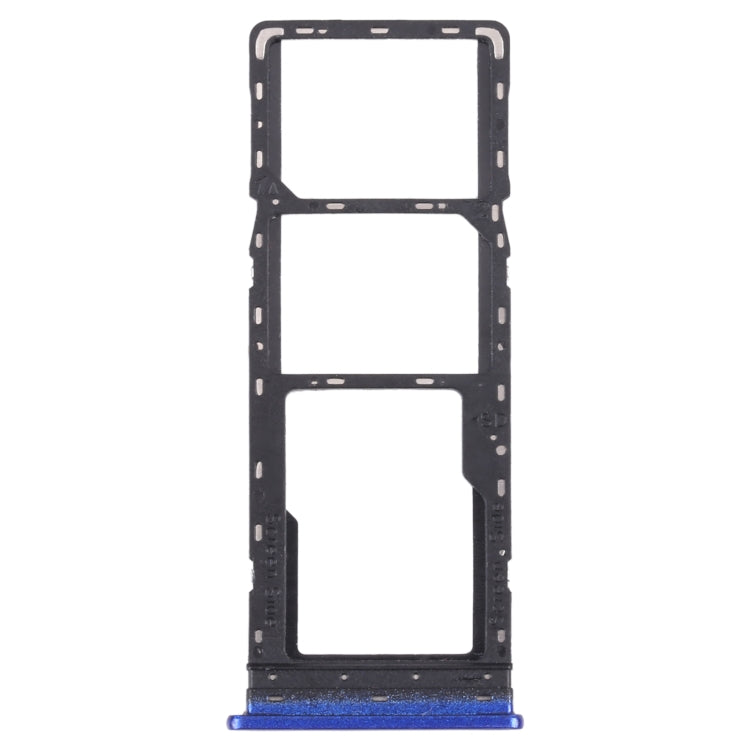 For Infinix Hot 10s NFC/Hot 10s/Hot 10T SIM Card Tray + SIM Card Tray + Micro SD Card Tray (Blue) - free shipping - PMC TechLife - Order now!