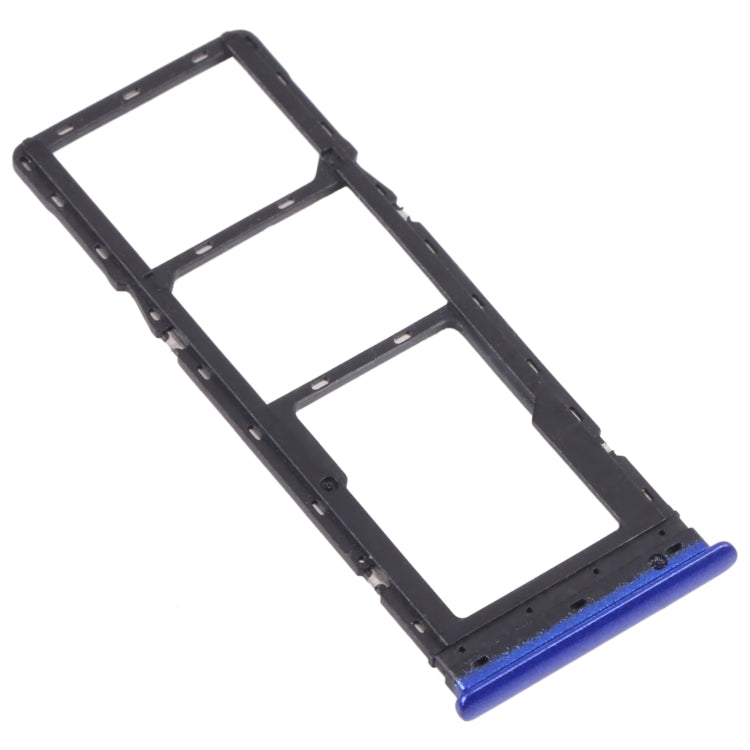 For Infinix Hot 10s NFC/Hot 10s/Hot 10T SIM Card Tray + SIM Card Tray + Micro SD Card Tray (Blue) - free shipping - PMC TechLife - Order now!